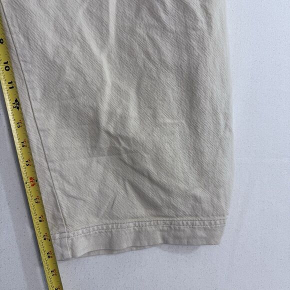 Free People Trouser in Beige Size Small  *missing One Of The Metal Hooks - Picture 6 of 10